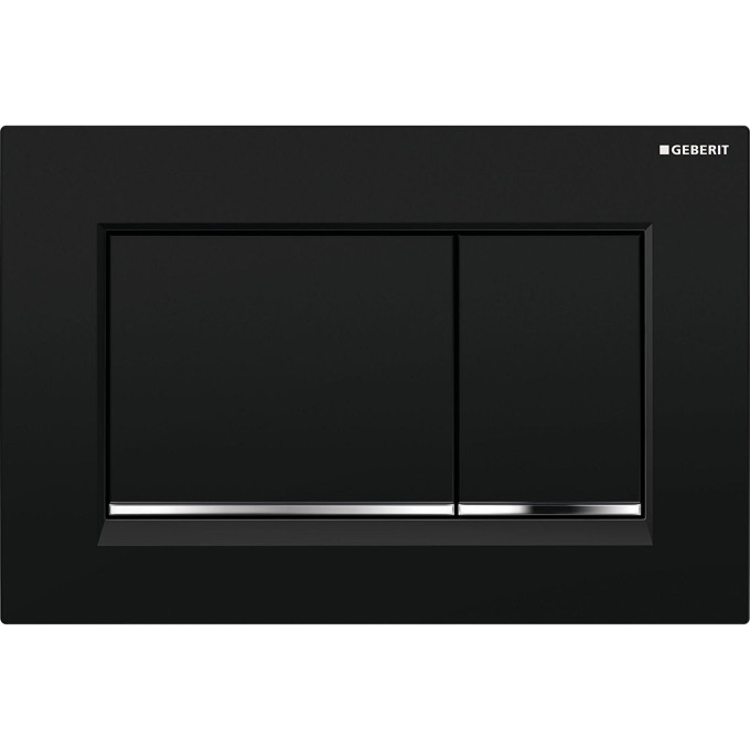 Смывная клавиша GEBERIT OMEGA 30 115,080.KM.1 черный хром глянец